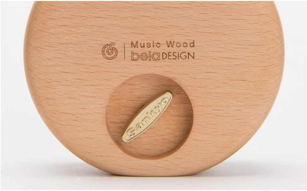 AMbayZ ミュージックボックス楽譜のボックス時計の木製の音楽ボックス